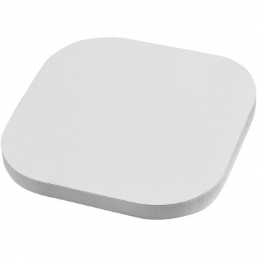 Logo trade promotional product photo of: Sticky-Mate® square-shaped recycled sticky notes with rounded corners