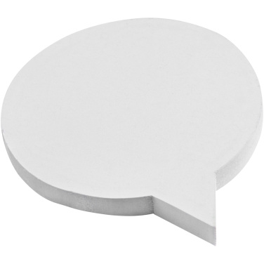 Logo trade promotional products picture of: Sticky-Mate® speech bubble-shaped recycled sticky notes