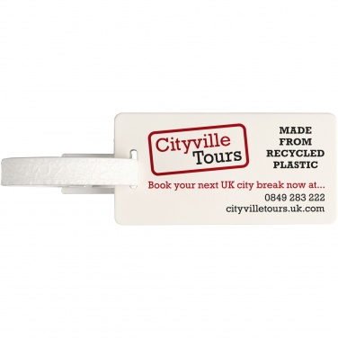Logotrade promotional product image of: River recycled window luggage tag
