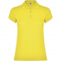 Star short sleeve women's polo, Yellow