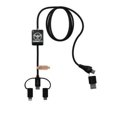 Logo trade advertising products picture of: SCX.design C48 CarPlay 5-in-1 charging cable 