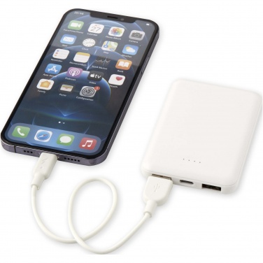 Logo trade promotional gifts picture of: Asama 5000 mAh Type-C recycled plastic power bank