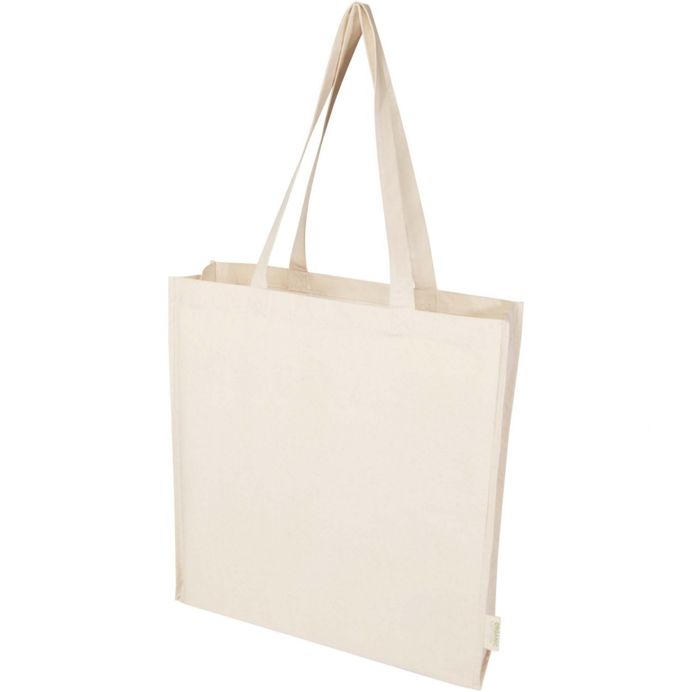 Logo trade promotional items picture of: Orissa 180 g/m² organic full gusset tote bag 14L