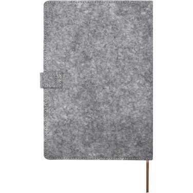 Logotrade promotional merchandise image of: Viviana A5 recycled felt and cork notebook