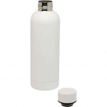 Logo trade business gifts image of: Spring 500 ml RCS certified recycled stainless steel copper vacuum insulated bottle