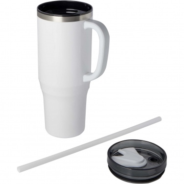 Logotrade promotional gift picture of: Melbourne 1200 ml RCS certified insulated tumbler with straw