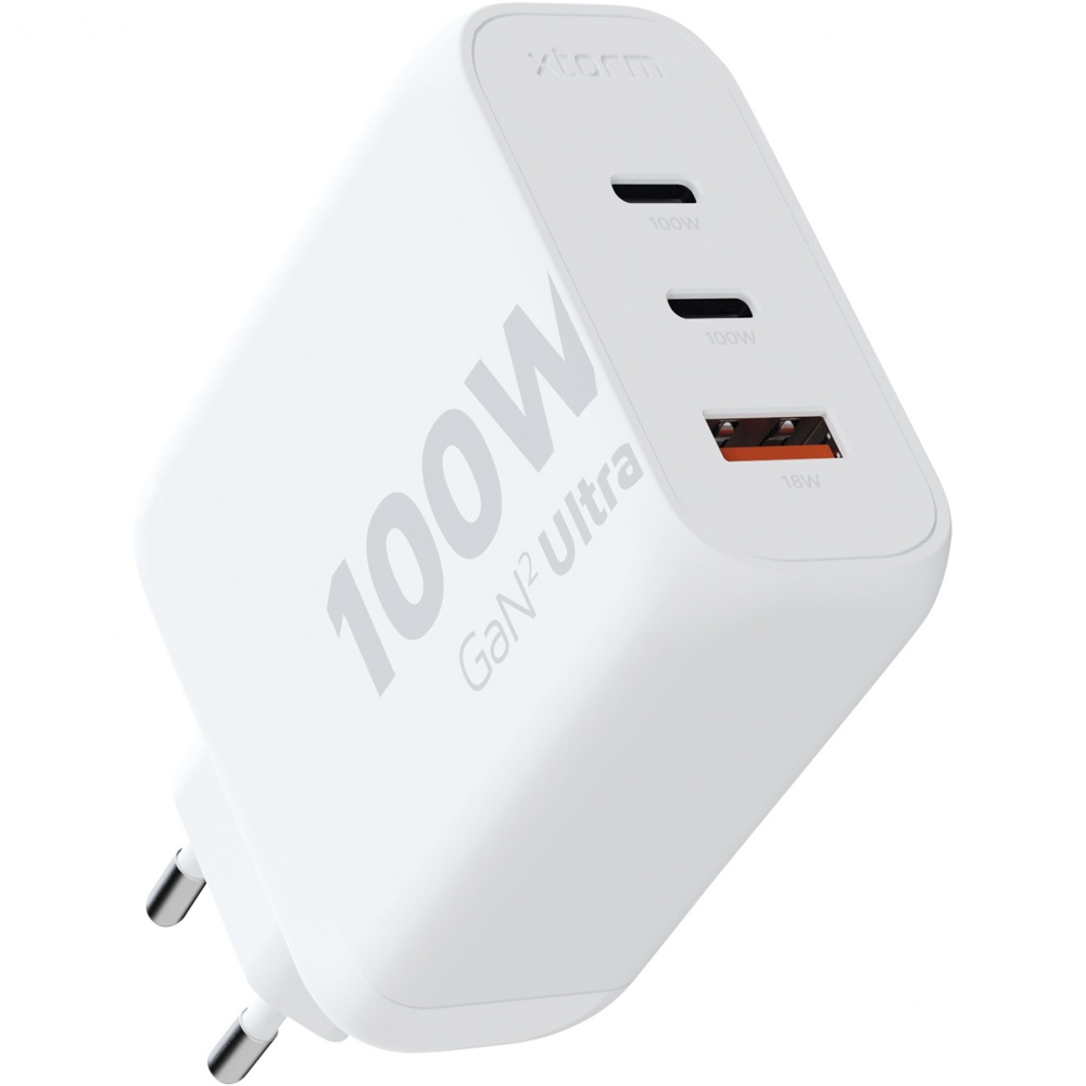 Logo trade business gift photo of: Xtorm XEC100 GaN² Ultra 100W wall charger