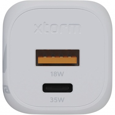 Logo trade corporate gifts image of: Xtorm XEC035 GaN² Ultra 35W wall charger