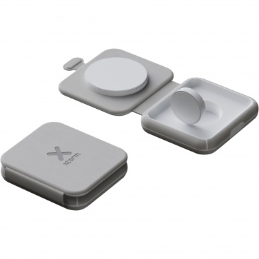 Logo trade promotional giveaways picture of: Xtorm XWF21 15W foldable 2-in-1 wireless travel charger