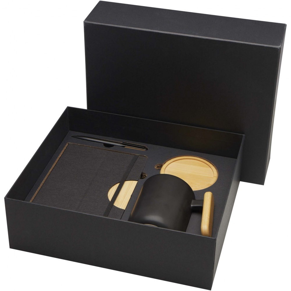 Logotrade promotional merchandise image of: Laura A5 hard cover notebook and ballpoint pen gift set