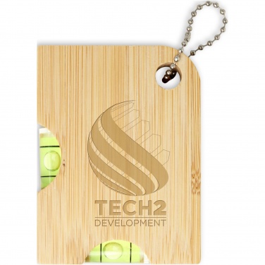 Logo trade advertising product photo of: Levo bamboo bottle opener with level 