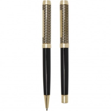 Logo trade corporate gifts image of: Legato ballpoint and rollerball pen set