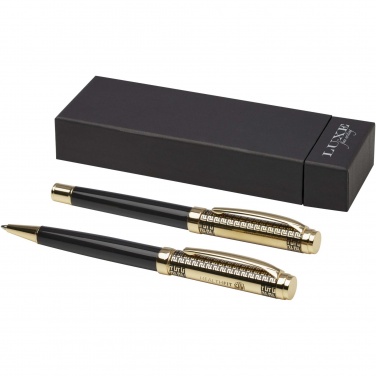Logo trade promotional items picture of: Legato ballpoint and rollerball pen set