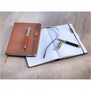 Logo trade corporate gifts picture of: Legato A5 notebook and rollerball pen set 
