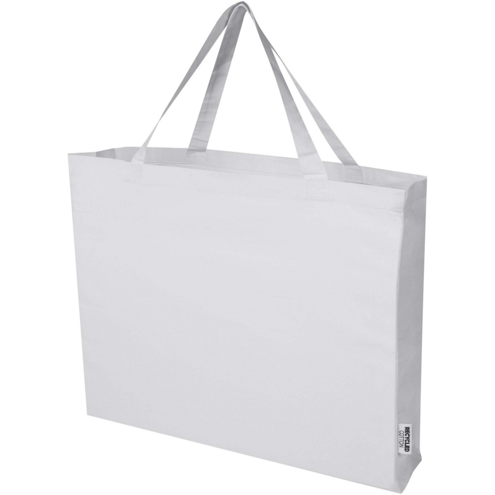 Logotrade promotional merchandise image of: Odessa 220 g/m² GRS recycled cotton large tote bag