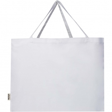 Logo trade promotional giveaways picture of: Odessa 220 g/m² GRS recycled cotton large tote bag