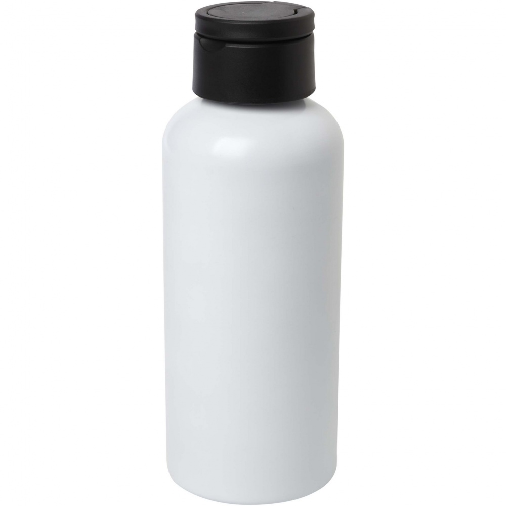 Logotrade corporate gift image of: Trinity 600 ml RCS certified recycled aluminium water bottle with RPET lid