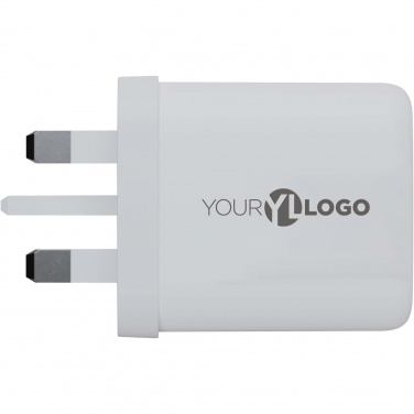 Logotrade promotional giveaway image of: Xtorm XEC067G GaN² Ultra 67W wall charger - UK plug