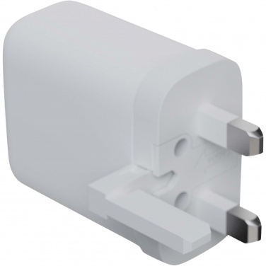 Logo trade promotional merchandise photo of: Xtorm XEC067G GaN² Ultra 67W wall charger - UK plug