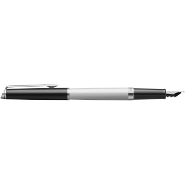 Logo trade promotional giveaways image of: Hemisphere colour blocking fountain pen with palladium trim
