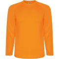 Montecarlo long sleeve men's sports t-shirt, Fluor Orange