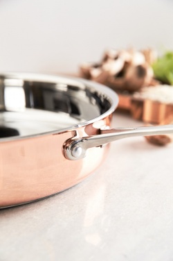 Logo trade promotional giveaways picture of: VINGA Baron copper sauté pan