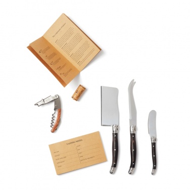 Logo trade business gifts image of: VINGA Gigaro cheese knives