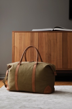 Logotrade business gift image of: VINGA Bosler RCS recycled canvas weekend bag