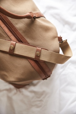 Logo trade promotional gift photo of: VINGA Sloane RCS RPET weekender bag