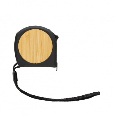 Logotrade promotional item picture of: RCS recycled plastic bamboo tape 5M/19mm