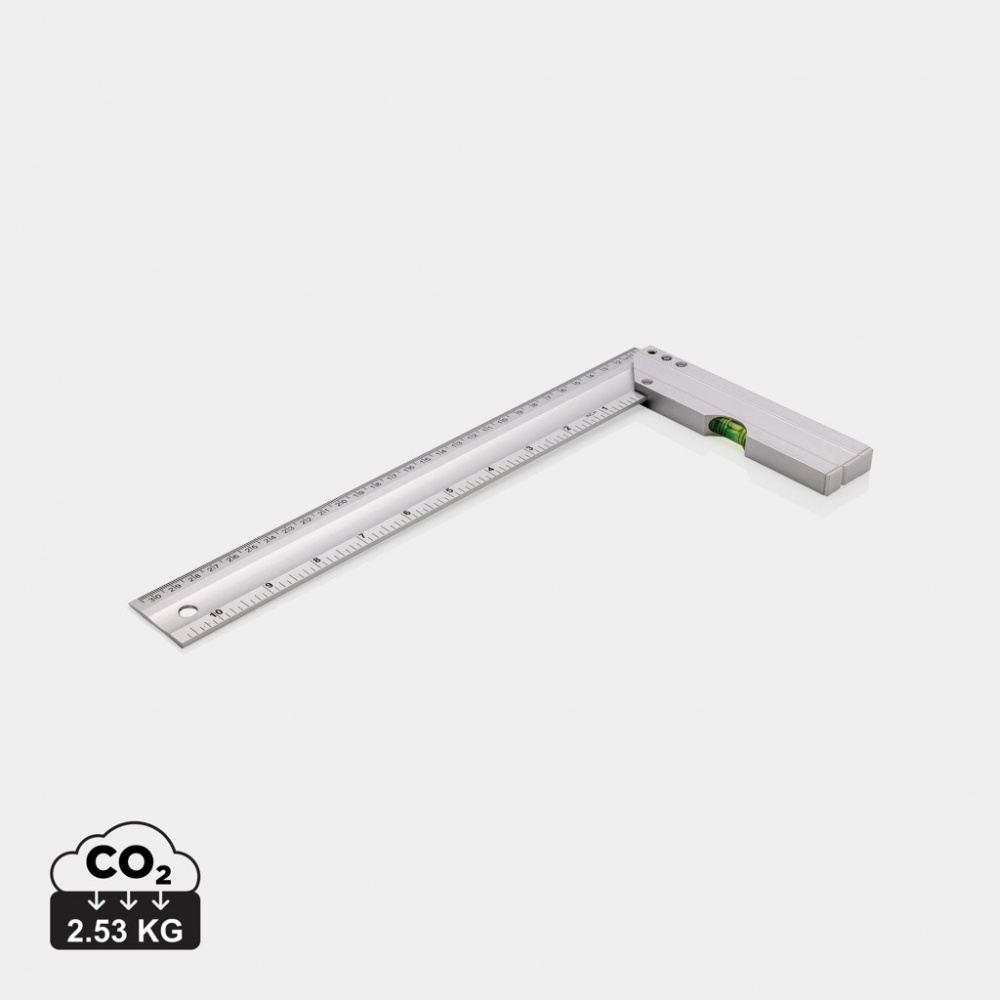 Logo trade promotional gifts image of: Ruler with level