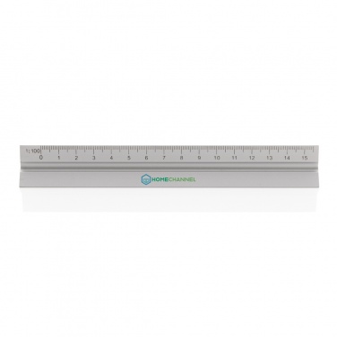 Logotrade advertising product image of: 15cm. Aluminum triangular ruler