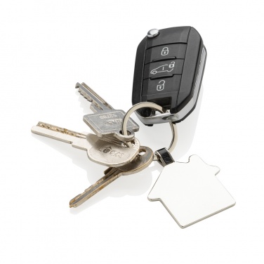 Logotrade promotional merchandise picture of: RCS recycled zinc alloy house keyring