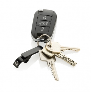 Logo trade corporate gifts image of: RCS recycled aluminum bottle and can opener