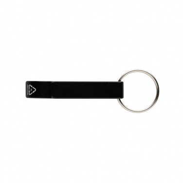 Logo trade promotional products image of: RCS recycled aluminum bottle and can opener