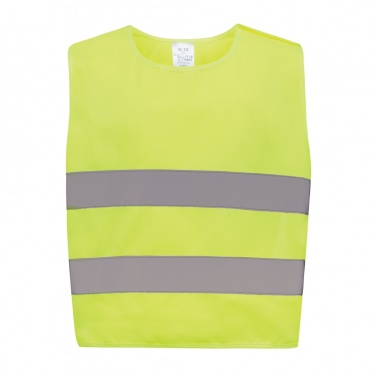 Logo trade promotional giveaways image of: GRS recycled PET high-visibility safety vest 3-6 years