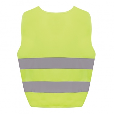 Logo trade corporate gifts image of: GRS recycled PET high-visibility safety vest 3-6 years