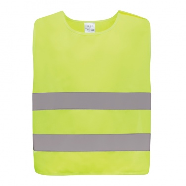 Logo trade corporate gift photo of: GRS recycled PET high-visibility safety vest 7-12 years