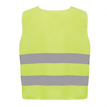 Logotrade promotional item picture of: GRS recycled PET high-visibility safety vest 7-12 years