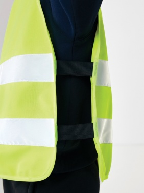 Logo trade promotional item photo of: GRS recycled PET high-visibility safety vest 7-12 years