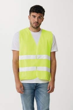 Logo trade corporate gift photo of: GRS recycled PET high-visibility safety vest