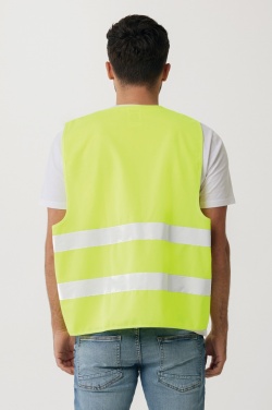 Logo trade promotional giveaways picture of: GRS recycled PET high-visibility safety vest