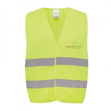 Logo trade promotional merchandise picture of: GRS recycled PET high-visibility safety vest