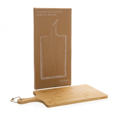Logotrade promotional item image of: Ukiyo bamboo rectangle serving board