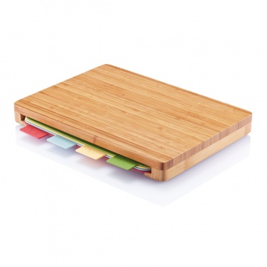 Logotrade promotional item picture of: Cutting board with 4pcs hygienic boards
