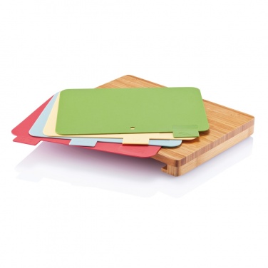 Logotrade promotional products photo of: Cutting board with 4pcs hygienic boards