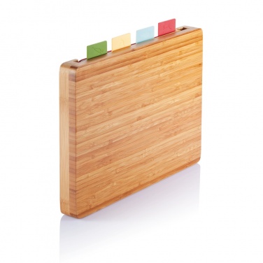 Logo trade promotional gifts image of: Cutting board with 4pcs hygienic boards
