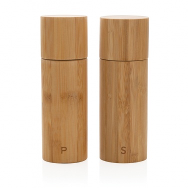 Logotrade promotional giveaway picture of: Ukiyo bamboo salt and pepper mill set