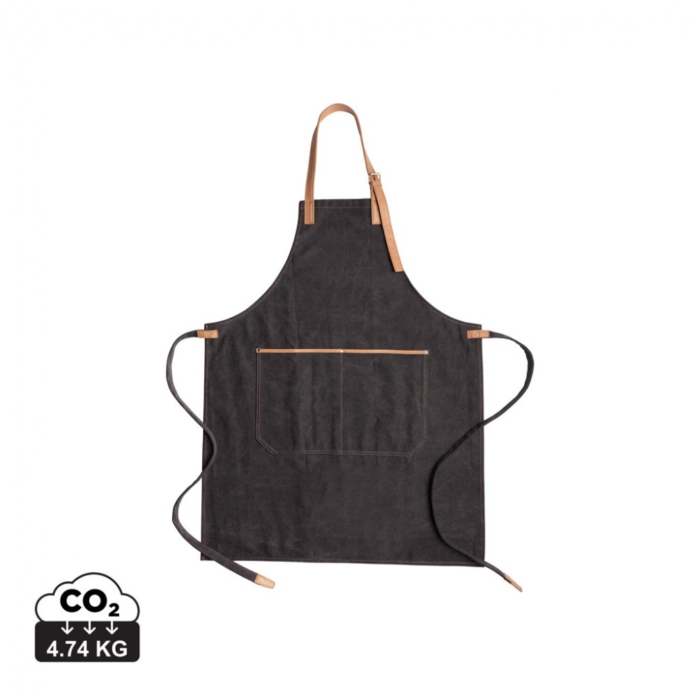 Logo trade advertising products image of: Deluxe canvas chef apron