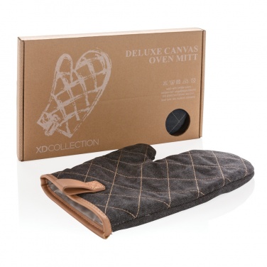 Logotrade corporate gift picture of: Deluxe canvas oven mitt